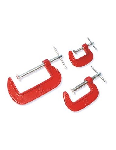 3 Ściski Stolarskie Typ 'C' 25 50 75 Mm
