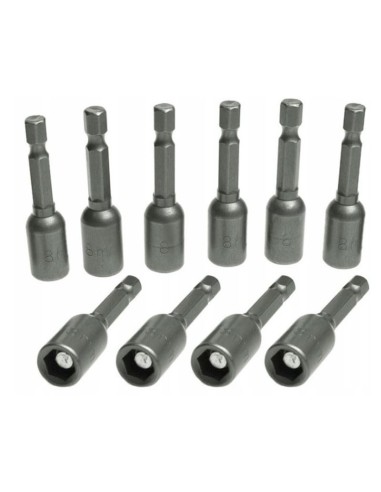 Nasadki Do Wkrętarki 8Mm X 65Mm 10Szt Magnes