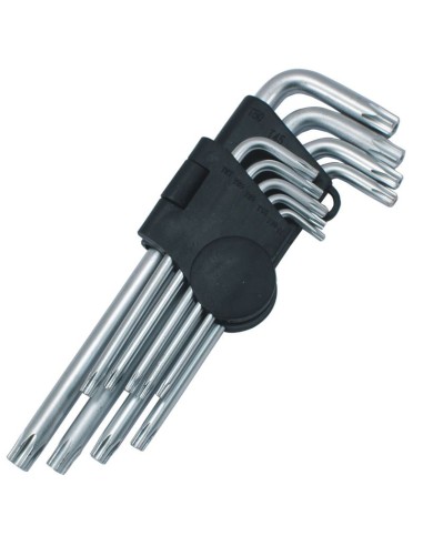 Klucze Torx Długie T-10-15-20-25-27-30-40-45-50 Cv