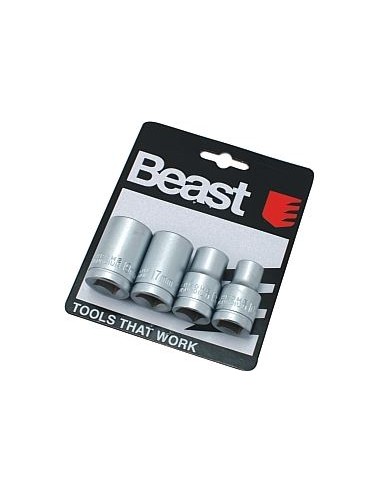 Zestaw Nasadek 1/2'' 10-13-17-19 Mm Cv