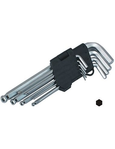 Klucze Imbusowe Z Kulką 1.5-10 Mm Cv 170 Mm