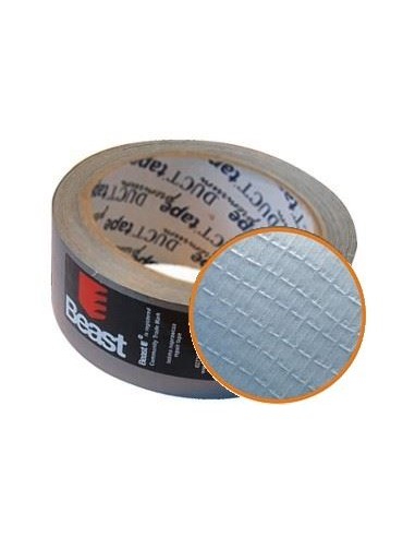 Taśma Naprawcza Zbrojona Mocna Duct Tape 50Mm 25M Szara Srebrna Tkaninowa