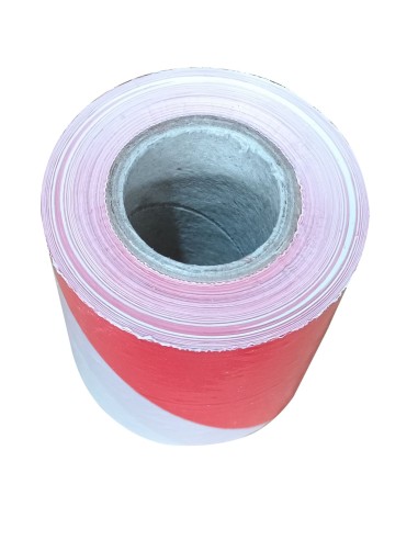 Taśma Ostrzegawcza 75Mm X 100M Biało-Czerwona