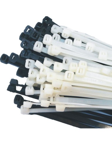 Opaski Zaciskowe Kablowe Nylon Białe 300X4,7 Mm 50 Sztuk