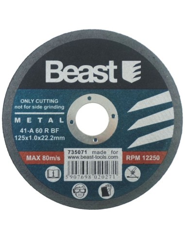 Tarcza Do Cięcia Metalu 125 X 1 Mm 1Szt