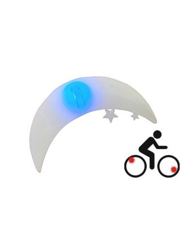Lampka Led Nakładka Na Szprychy Do Roweru - Księżyc