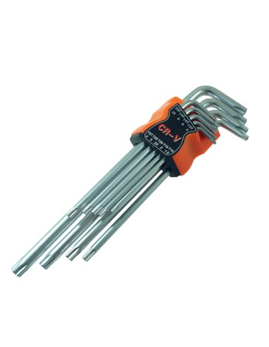 Klucze Torx Chrom-Vanadium Zestaw 9Szt.