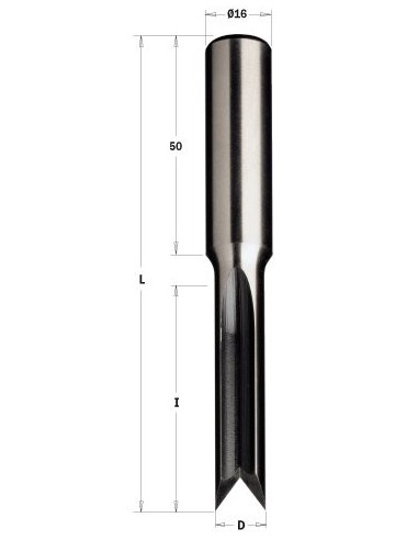 FREZ OSC. D°10 I°55 L°110, S°16X50 Z°2 RH&LH WIERTŁA OSCYLACYJNE DO DREWNA 103 S°16 Z2