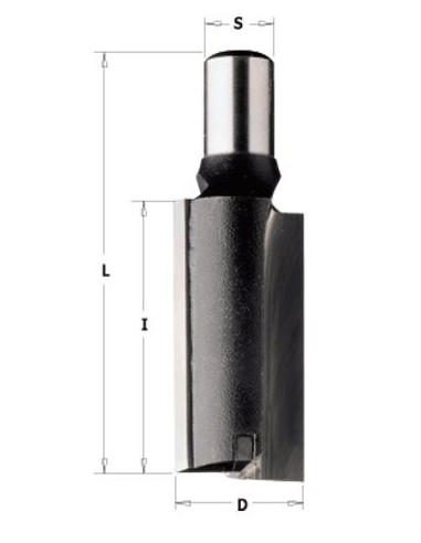 FREZ HWM D°19 I°38 L°68, S°12 Z°2+1 113 FREZY PROSTE Z OSTRZEM WIERCĄCYM