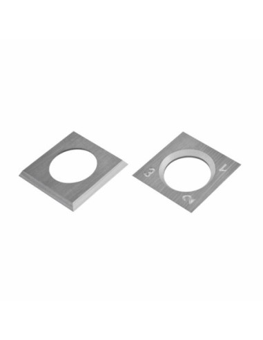 PŁYTKA HM 14,0X14,0X2,0 MM HC35, D°6,40 FAZA 30 OZNACZENIE KROPKĄ NA ROGU PŁYTKI WYMIENNE CZTEROOSTRZOWE, KWADRATOWE - JEDNOOTWO