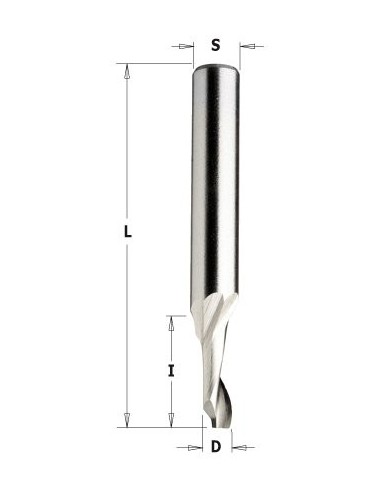 FREZ HS 5% D°6 I°40 L°100 S°8, DO ALUMINIUM FREZY SPIRALNE DO ALUMINIUM
