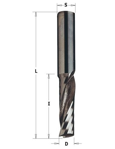198.FREZ VHM D°04 I°015 L°050 S°04 RH Z1, S°4 FREZY SPIRALNE WYKAŃCZAJĄCE Z1 POZYTYW
