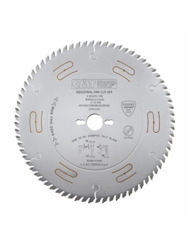 PIŁA HM D°250 F°30 Z°80, K°3,2/2,2 COMBI3 CHROME PIŁY TARCZOWE DO CIĘCIA POPRZECZNEGO