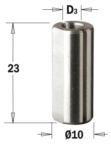 UCHWYT D3°3,2 L°23 S°10, 365 REDUKCJE DO WIERTEŁ