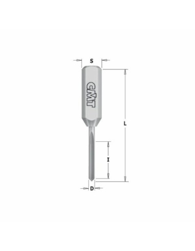 WIERTŁO P HWM D°3.5 I°18 L°70, S°10X36 RH-LH XTREME-HWM 382 WIERTŁA NIEPRZELOTOWE PEŁNOWOLFRAMOWE