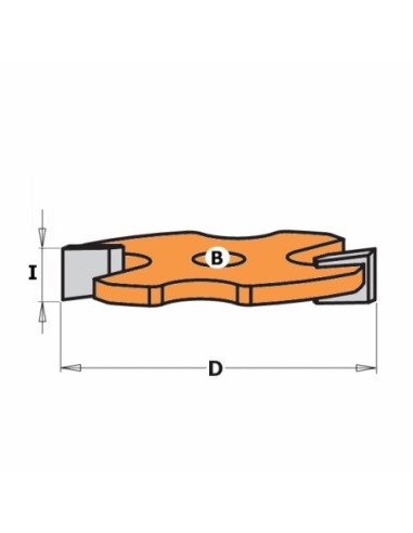 OSTRZE HM GÓRNE, D°48MM I°8,2MM B°8 DO 855.806.11 822 OSTRZA HM
