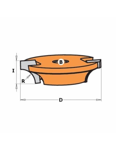 OSTRZE HM D°44 I°12,7 B°R°8, 822 OSTRZA HM