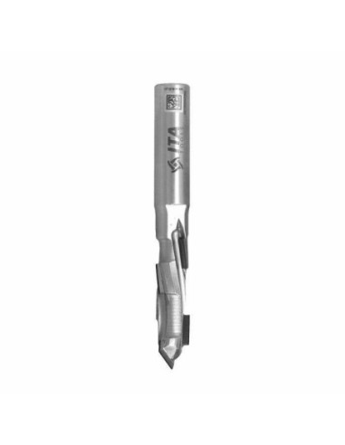 FREZDIA Z1+1 D°12 I° 36 L° 91 S°12X40, RH (4+1)PCD H2,5 3SPIRALE KORPUS:STAL DTA Z1+1 Z OSTRZEM WIERCĄCYM DIA V