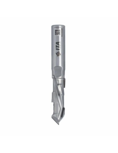 FREZDIA Z1+1 D°16 I° 45 L°111 S°16X50, RH (5+1)PCD H2,5 3SPIRALE KORPUS:STAL DTA Z1+1 Z OSTRZEM WIERCĄCYM DIA V