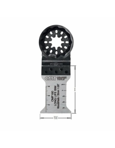 BRZESZCZOT OSCYLACYJNY W°35, I°50 TS° 1,4 TPI°18 5  SZT.. STARLOCK BRZESZCZOT OSCYLACYJNY 35 MM DO CIĘCIA WGŁĘBNEGO W DREWNIE O