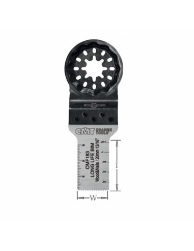 BRZESZCZOT OSCYLACYJNY W°20, I°34 TS° 1,4 TPI°18 5  SZT.. STARLOCK BRZESZCZOT OSCYLACYJNY 20 MM DO CIĘCIA WGŁĘBNEGO W DREWNIE O