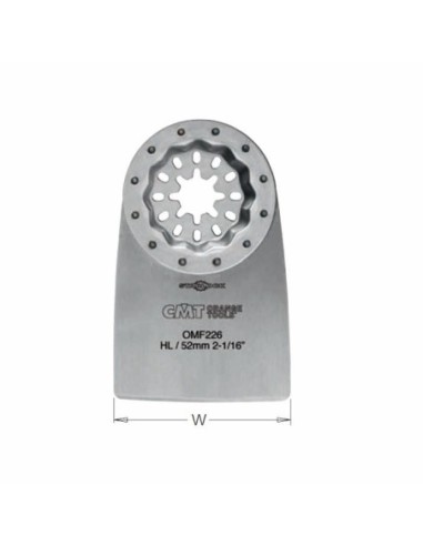 BRZESZCZOT OSCYLACYJNY W°52, K°0,8 1  SZT.. STARLOCK  SZT.YWNY SKROBAK 52 MM DO NARZĘDZI OSCYLACYJNYCH DO UNIWERSALNEGO ZASTOSOW