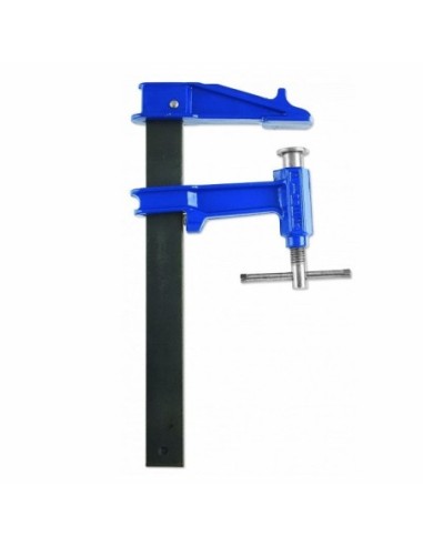 ŚCISK ŚRUBOWY TŁOKOWY PIHER E-60 CM, MAX. SIŁA NACISKU 900 KG , RAMIĘ 8,5 CM, SZYNA 30X8 MM, RĘKOJEŚĆ T ŚCISKI ŚRUBOWE TŁOKOWE M