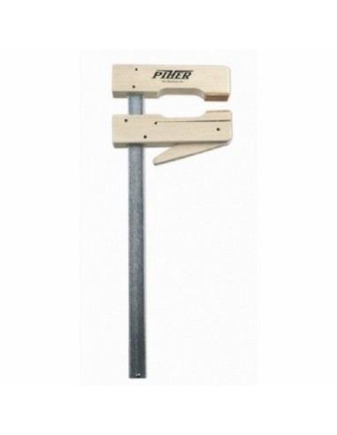 ŚCISK DŹWIGNIOWY DREWNIANY 30 CM, MAX. SIŁA NACISKU 50 KG, RAMIĘ 11 CM, SZYNA 20X5 MM ŚCISKI DŹWIGNIOWE DREWNIANE
