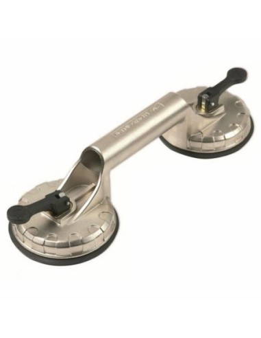 PRZYSSAWKA ALUMINIOWA PODWÓJNA VENAL 2, UDŹWIG MAKS. 60 KG, ŚREDNICA PRZYSSAWY 12,3 CM PRZYSSAWKI ALUMINIOWE PODWÓJNE VEN 2