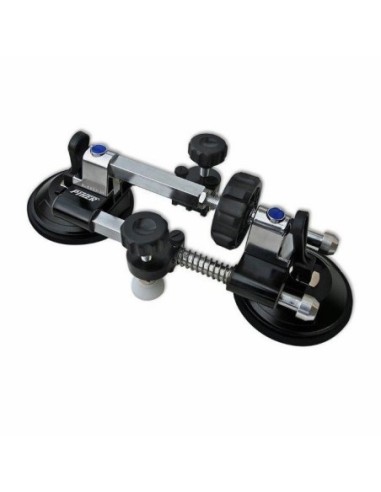 PRZYSSAWKA Z MECHANIZMEM ŚRUBOWYM, PODWÓJNA, D°11,7 CM PRZYSSAWKI ALUMINIOWE PODWÓJNE Z MECHANIZMEM ŚRUBOWYM