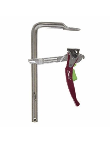 ŚCISK DŹWIGNIOWY PIHER PAL 16 CM, MAX. SIŁA NACISKU 300 KG, RAMIĘ 8 CM, SZYNA 16X7,5 MM ŚCISKI DŹWIGNIOWE MODEL PAL