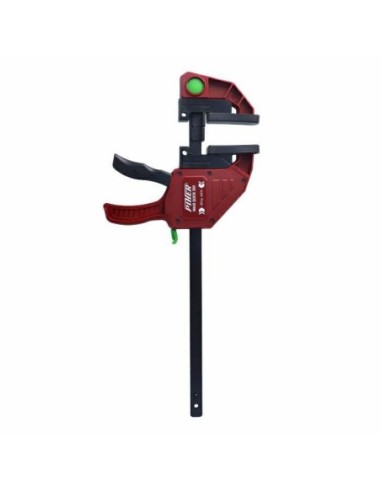 ŚCISK STOLARSKI MAXI QUICK 30 CM, MAX. SIŁA NACISKU 300 KG , RAMIĘ 9,4 CM, SZYNA 20X5 MM ŚCISKI STOLARSKIE JEDNORĘCZNE MODEL MAX