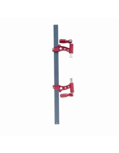 ŚCISK STOLARSKI MAXIPRESS ODWRÓCONY F60, MAX. SIŁA NACISKU 900 KG , RAMIĘ 12 CM, SZYNA 35X8 MM ŚCISKI ŚRUBOWE TŁOKOWE ODWRÓCONE