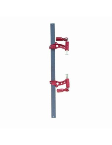 ŚCISK STOLARSKI MAXIPRESS ODWRÓCONY F120, MAX. SIŁA NACISKU 900 KG , RAMIĘ 12 CM, SZYNA 35X8 MM ŚCISKI ŚRUBOWE TŁOKOWE ODWRÓCONE