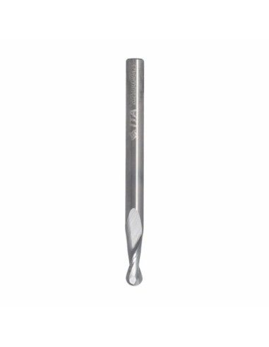 FREZ VHM Z2 D°5 I°12 L°60 S°5 RH, WYK. KULISTY R°2,5 ALUMINIUM I TWORZYWA  SZT.UCZNE 199RA | SQ31 KULISTY POZYTYW