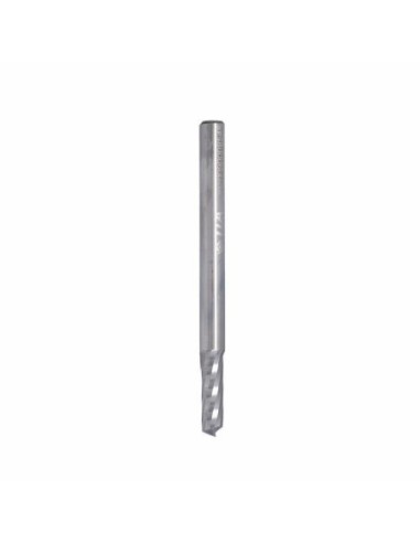 FREZ VHM Z1 D°5 I°15 L°60 S°5 RH, WYK. POZYTYW S°°ŁAGODNY KĄT SPIRALI PLEXI 198RPS | ST28 MINIMALNY KĄT POZYTYW