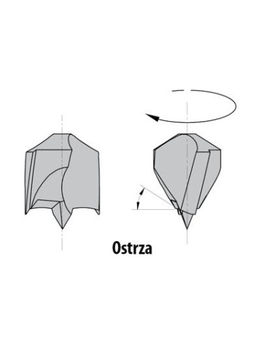 WIERTŁO NP HW D°12 I°40, L°67 S°8X20 LH 307...