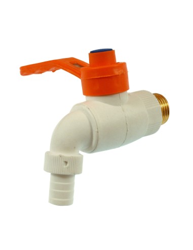 Zawór Kran Kurek Kulowy Ogrodowy Czerpalny 1/2" Cal Plastikowo Mosiężny
