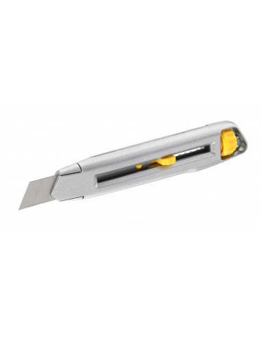 NOŻYK METALOWY LEKKI INTERLOCK, OSTRZE ŁAMANE 18MM [K]