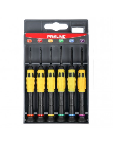 WKRĘTAKI ZEGARMISTRZOWSKIE TORX T4T10 SZT.6 PROLINE