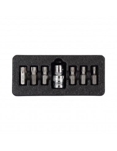 ZESTAW KOŃCÓWEK TORX SECURITY T20T55, 7 SZT., S2 PROLINE