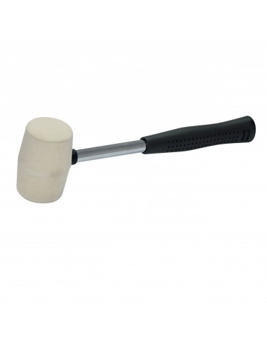 MŁOTEK GUMOWY BLACHARSKI 225G FI=40MM, BIAŁY, RĘK. METALGUM
