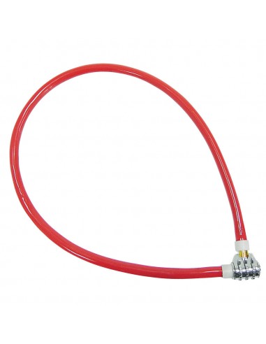 LINKA STALOWA W PVC 550MM, ZAMK.SZYFR 3 CYFR.CHROM.
