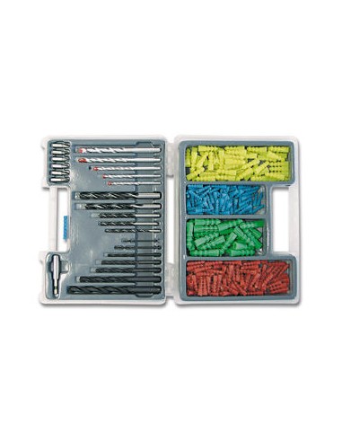 WIERTŁA METAL, DREWNO, BETON, BITY, KOŁKI 300 SZT PUD.PLAST