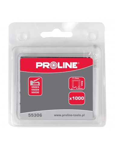 ZSZYWKI TYP A|53, 12MM, 11,3*0,7MM, 1000 SZT, PROLINE