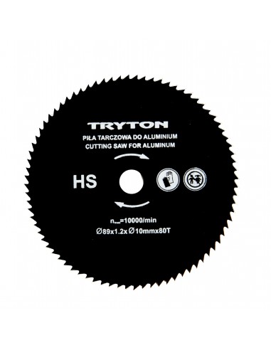 ZESTAW TARCZY TNĄCYCH HSS 89X10MM DO PRZECINARKI TPW600K  3 SZT