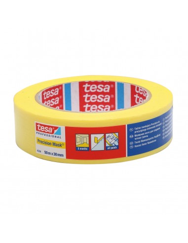 TAŚMA MALAR.PRECYZ.EXTRA CIENKA 5MSC WASHI 50M30MM,ŻÓŁ