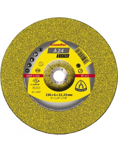 TARCZA DO SZLIFOW.METAL A24EXTRA 230*6,0*22 WYP.SZT.1(13447)