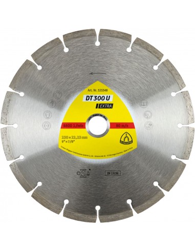 TARCZA DIAMENTOWA SEGMENT.125*1.6*22.2MM 9Z 7MM DT300U