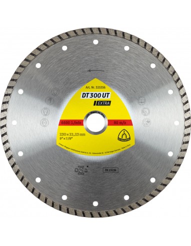 TARCZA DIAMENTOWA TURBO 125*1.9*22.2MM 7MM DT300UT EX